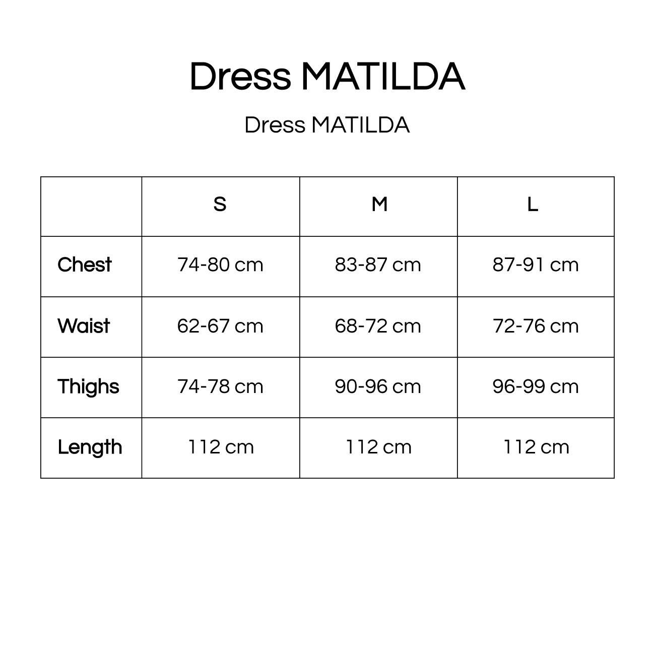 White dress MATILDA