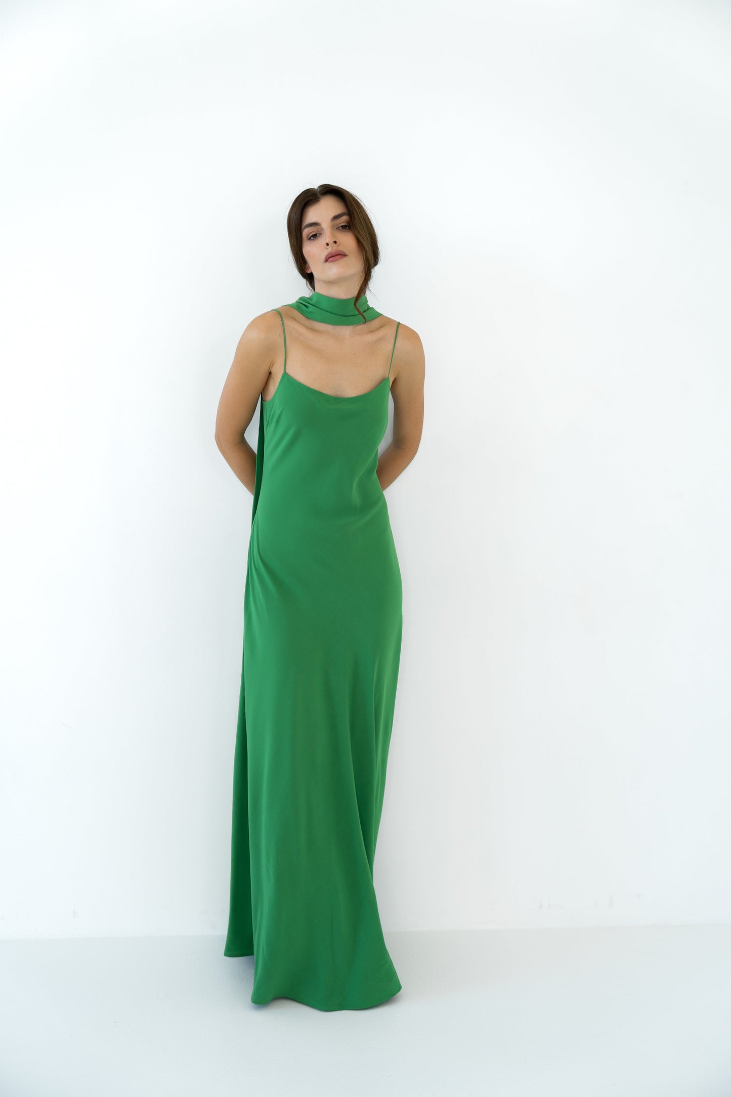 Green dress LUMIÈRE