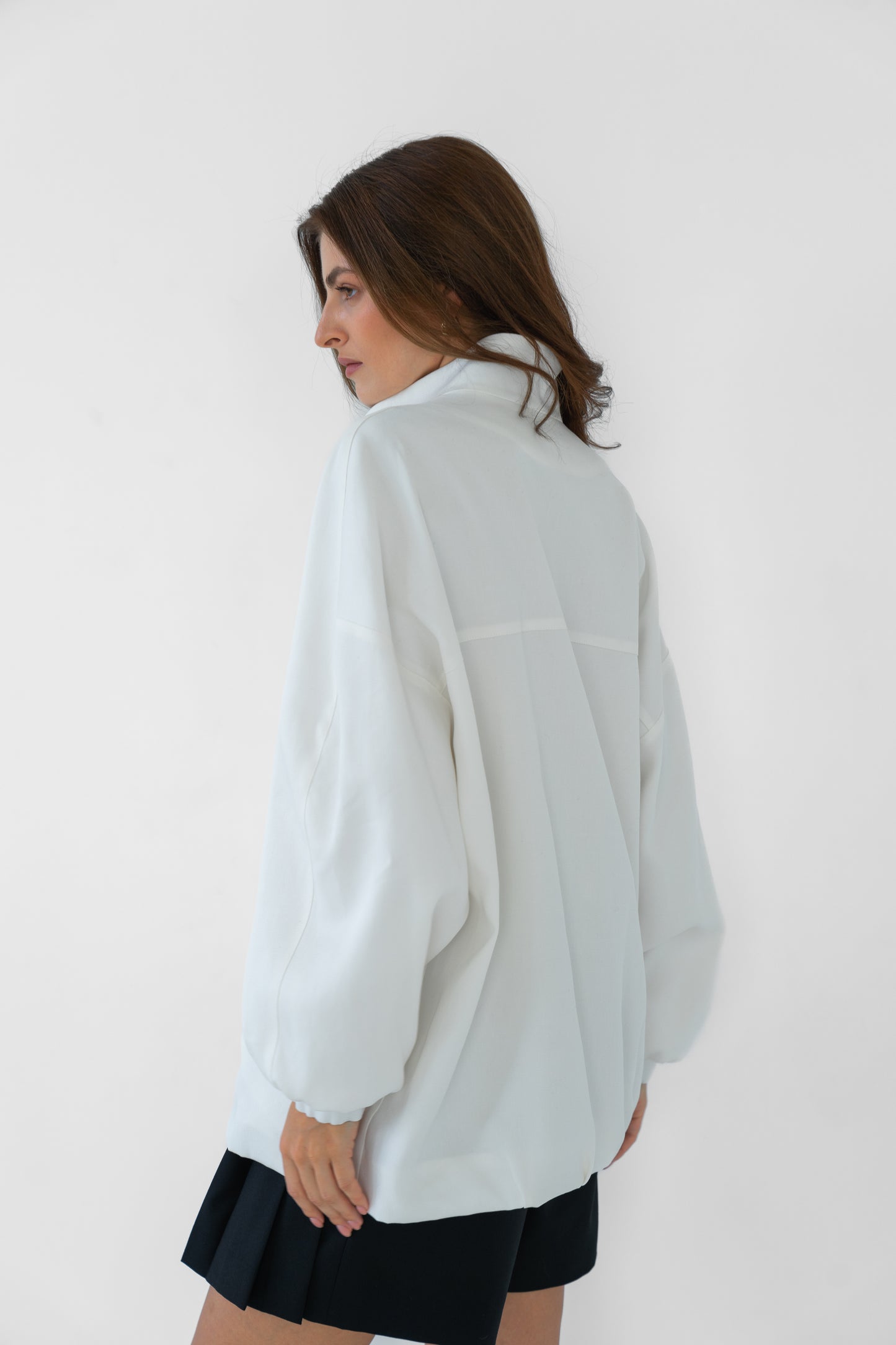 White bomber jacket PREORDER