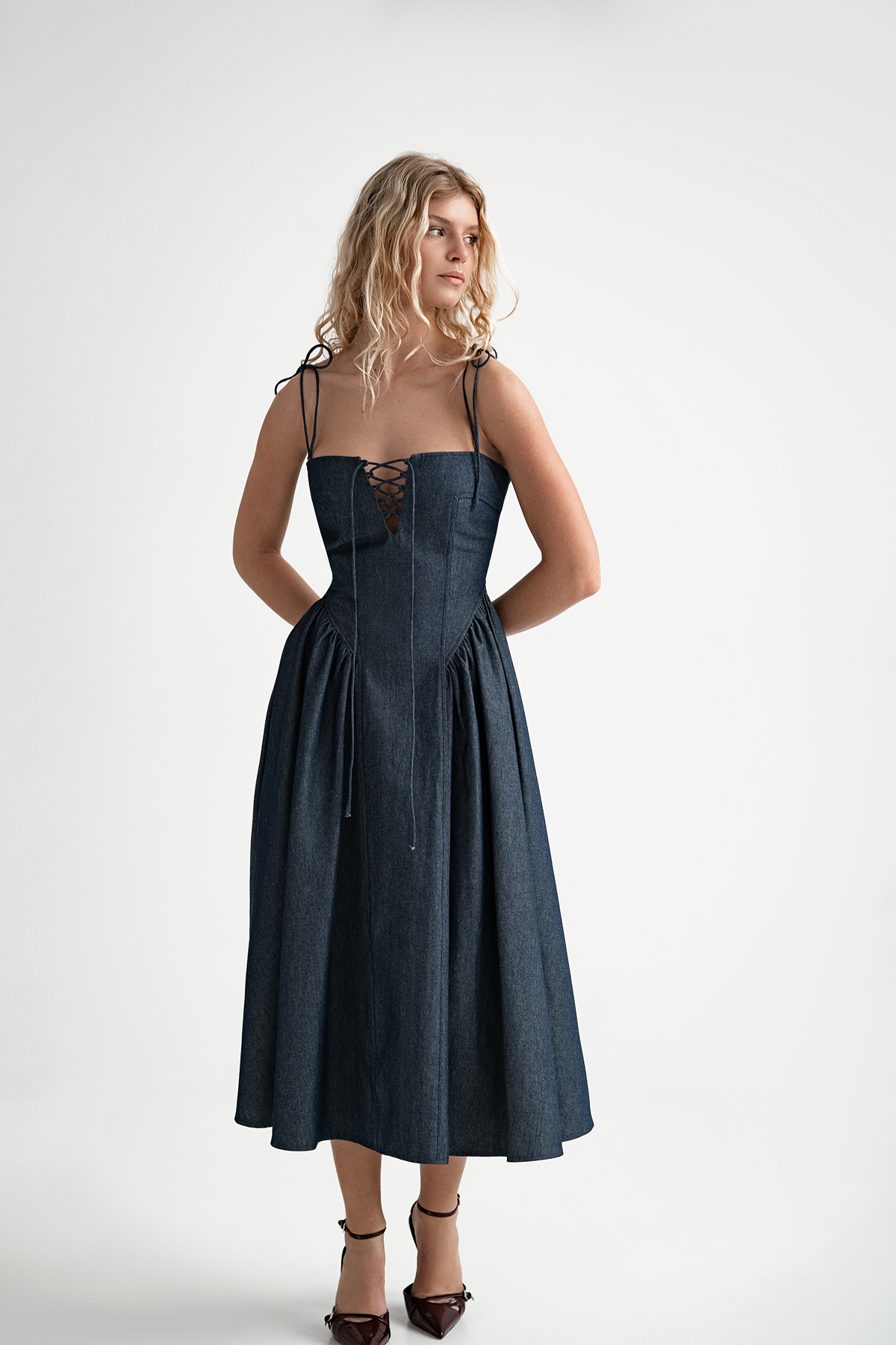 Denim SUMMER dress – SALOMÉ